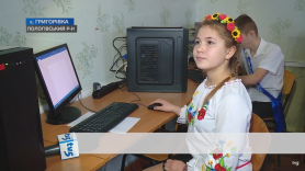 Комп'ютерний клас для Григорівської школи  (ТВ5, 18.12.2018)